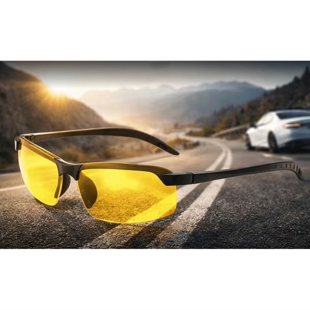 Night Driving Anti-Glare Spring Hinge Glasses